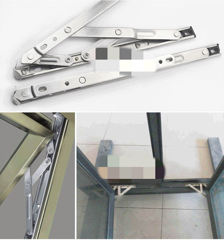 定制窗户风撑外开上悬窗滑撑平开窗铰链窗户四连杆不锈钢风撑包厚款22