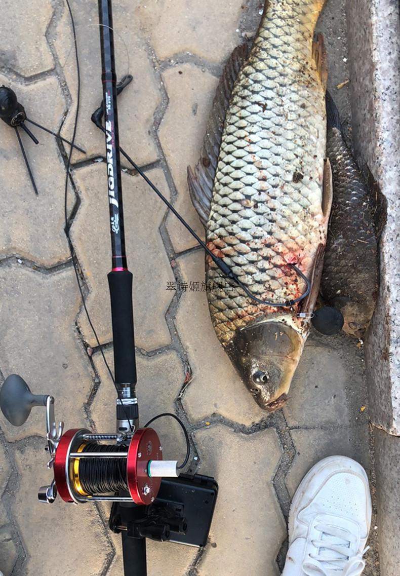 快乐垂钓美擒品牌可视锚竿27米硬调碳素船钓竿鳕鱼海鲈竿远投竿锚杆27