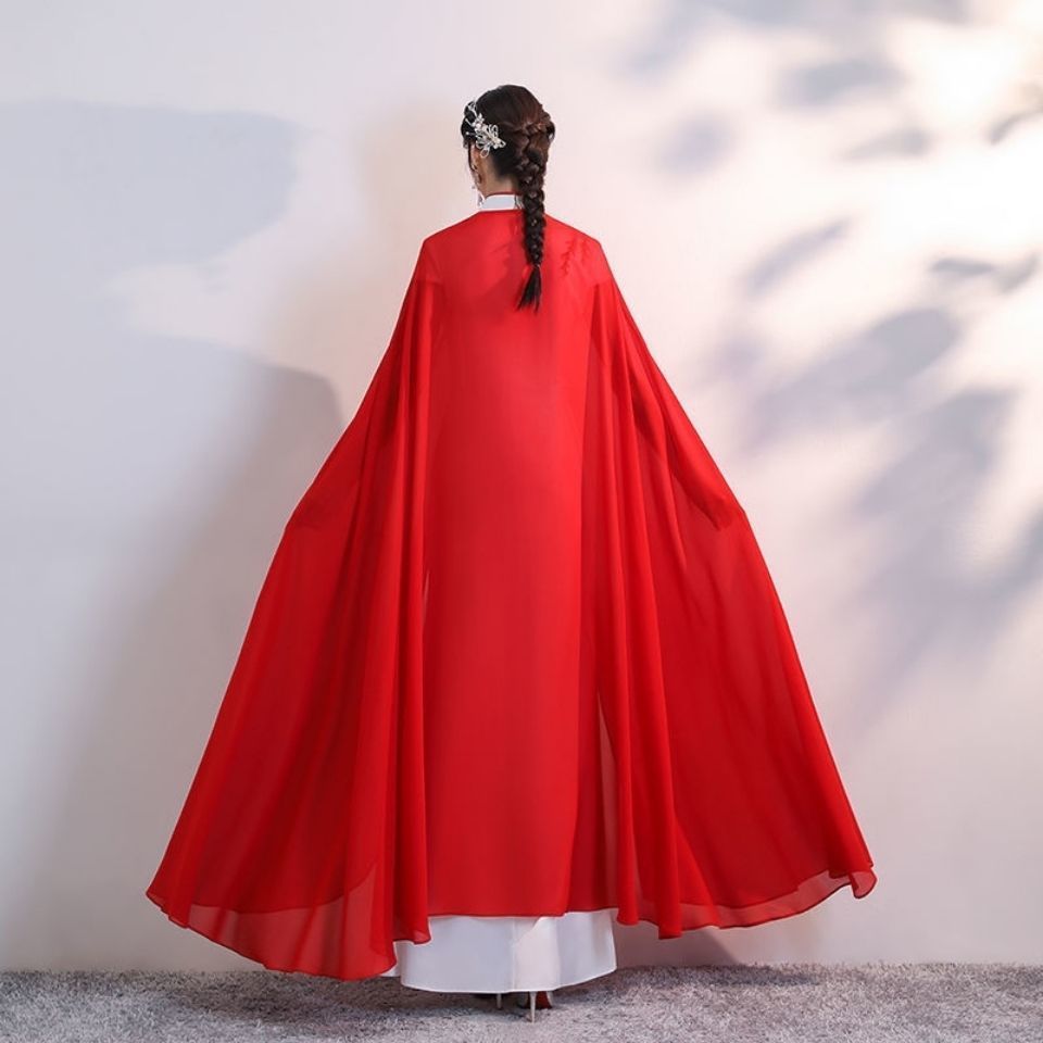 米乐蓓比披风斗篷旗袍外披汉服百搭古装成人披肩外套旅游摄影服装拍照