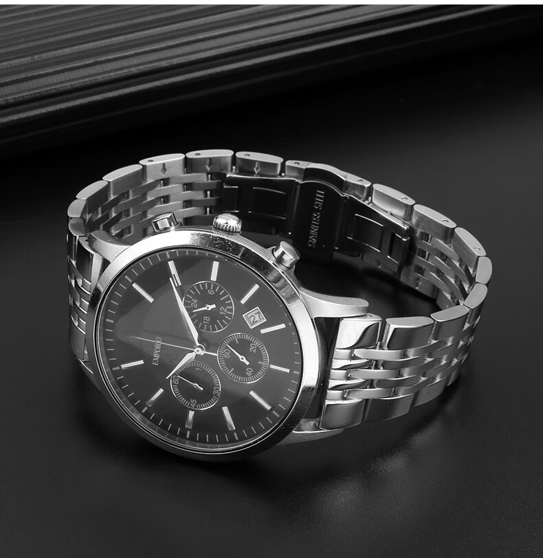 适配阿玛尼手表ar1945 1648 ar60002表带 上海899系列精钢手表带 男
