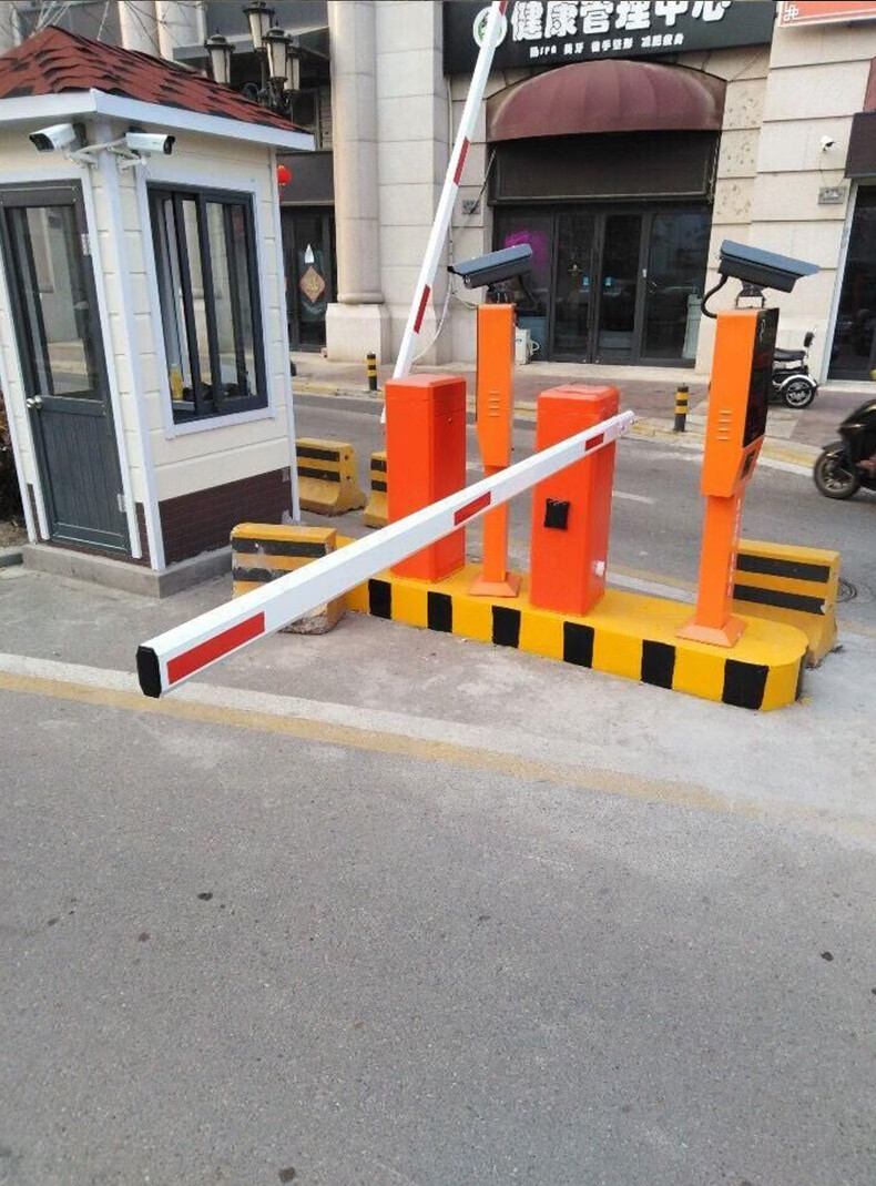 柯甄停车场道闸杆八角杆小区门禁起落杆铝合金门卫拦车栏杆直杆栅栏杆