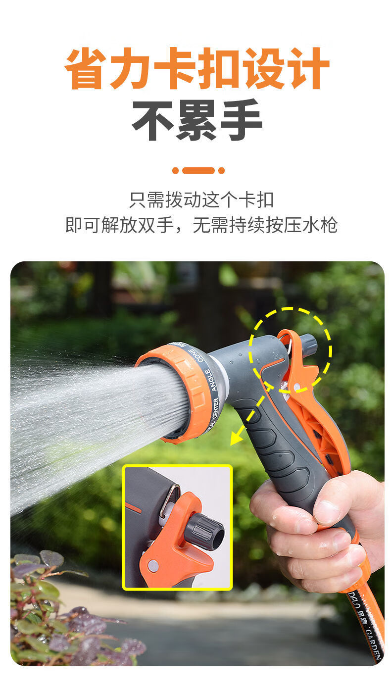 水喷头花园喷水枪浇花洒水喷头淋菜地浇菜的撒水管庭院浇水神器淋花