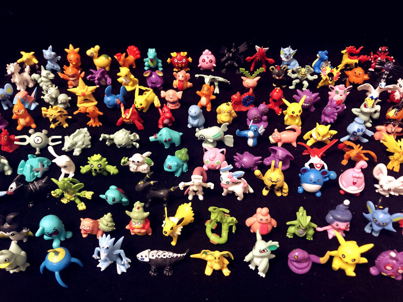 神奇宠物小精灵球图鉴宝可梦口袋妖怪小公仔摆件玩具盲盒手办 144款