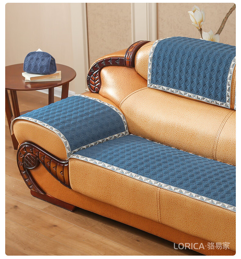 老式沙发套光影皮质沙发专用子防滑四季通用客厅老款坐保护老式沙发套