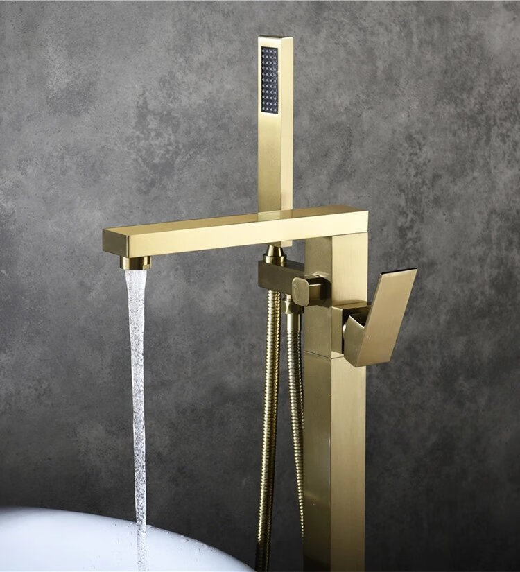 汉斯格雅(hansgrohe)水龙头德国落地式浴缸淋浴花洒套装浴室全铜暗装