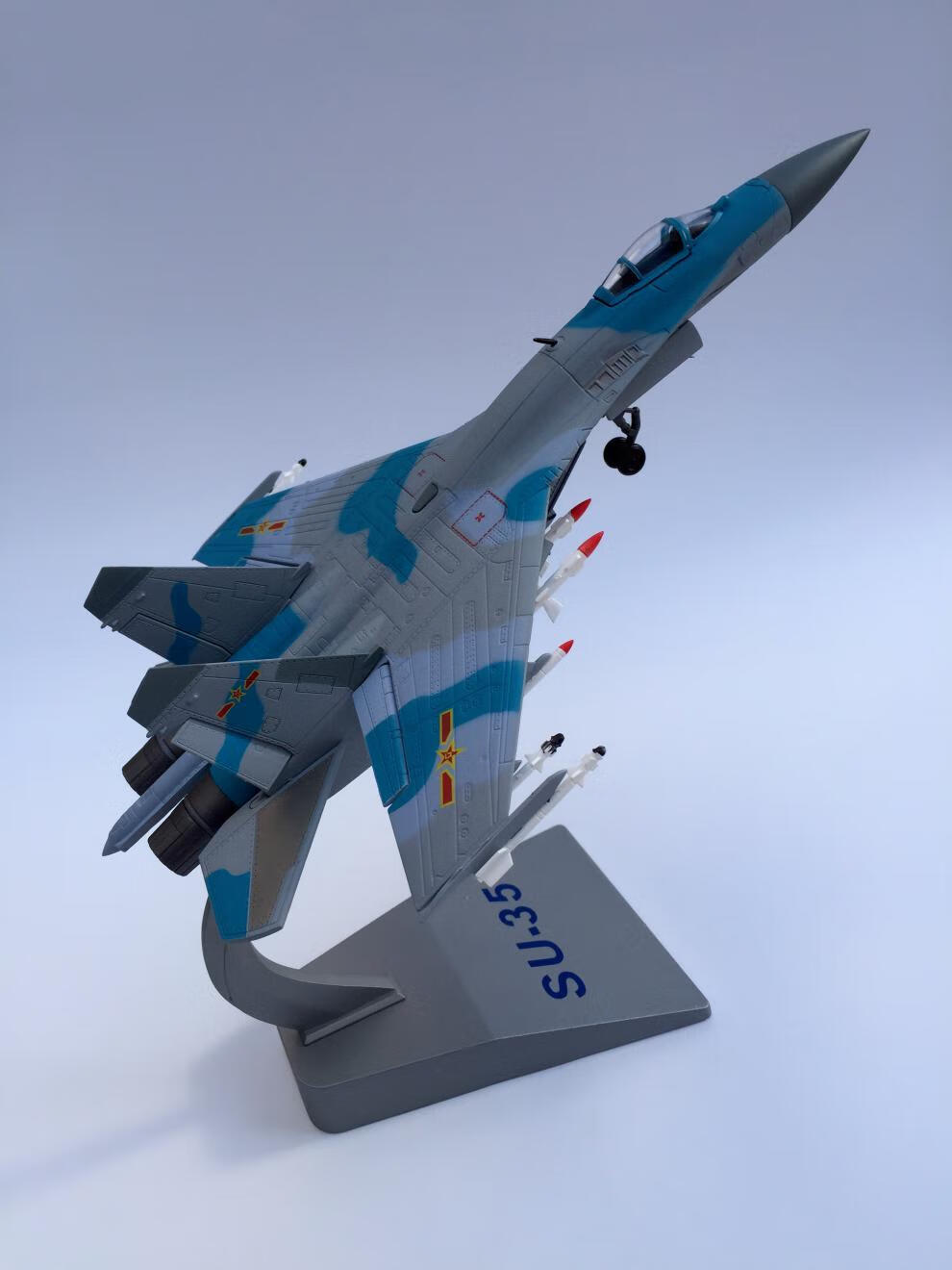 苏35战斗机模型1比48 1比72 仿真飞机 军事模型礼品 1:72迷彩起落架不