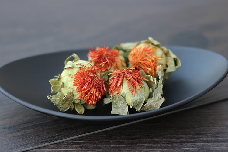 伊梵麦优选红花果西藏特产野生藏红花球花茶500克中药材图片色