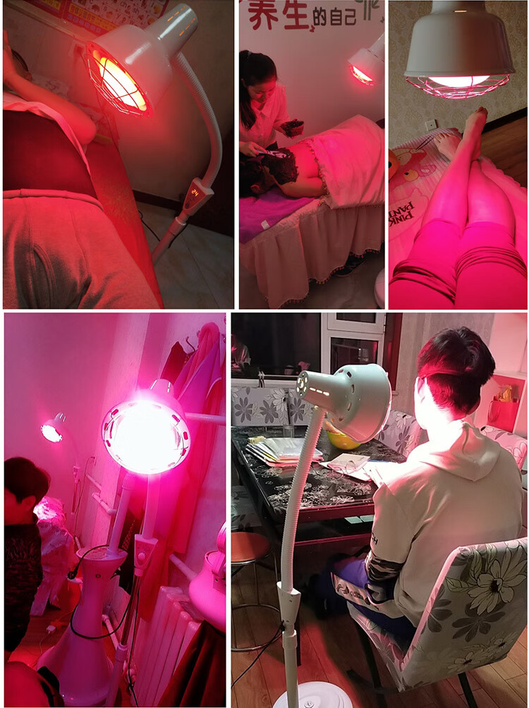 妙灵安烤灯理疗器家用远红外线美容院做身体用加热取暖灯泡肩腰腿痛