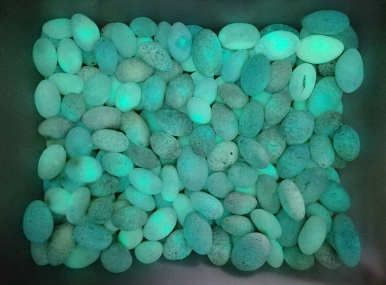 丹普天然夜光石原石夜光宝石萤石球夜光球夜明珠发光奇石陨石摆件500