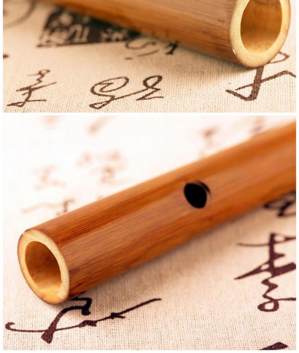 迷你小笛子素笛一节短笛成人儿童初学入门笛子学生男性女性竹笛 本色e