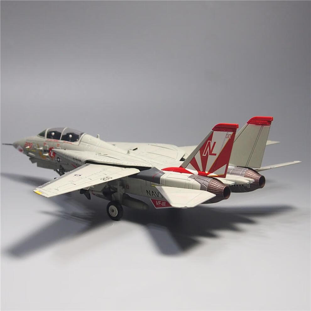 f14雄猫舰载机模型 1/72f14a雄猫战斗机模型合金仿真飞机美国海军舰载