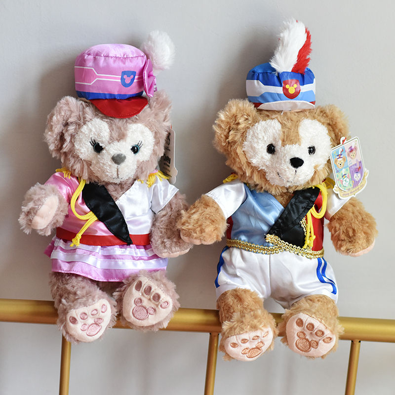 女孩生日礼物日本东京duffy毛绒玩具达菲熊公仔布娃娃35周年鼓号队