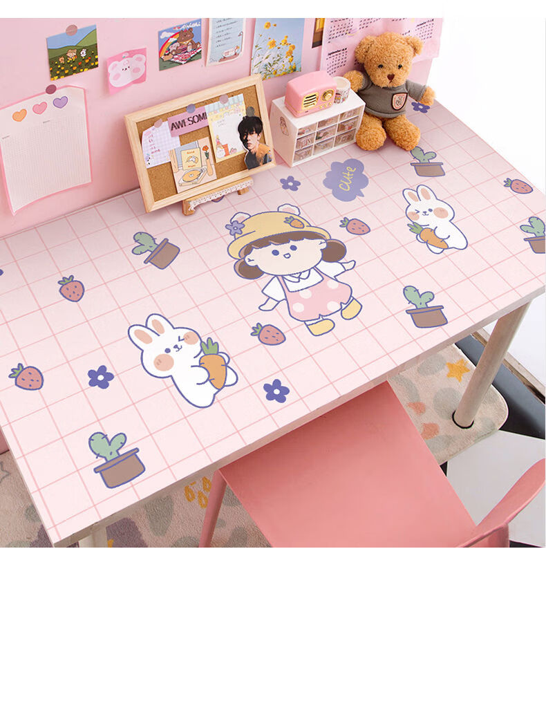 小米mi生态同款桌面贴纸书桌装饰ins网红桌贴宿舍桌子改造布置防水桌