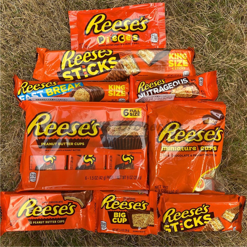 reesesmilkchocolatepeanutbutter美国花生酱124g51gfastbreak巧克力