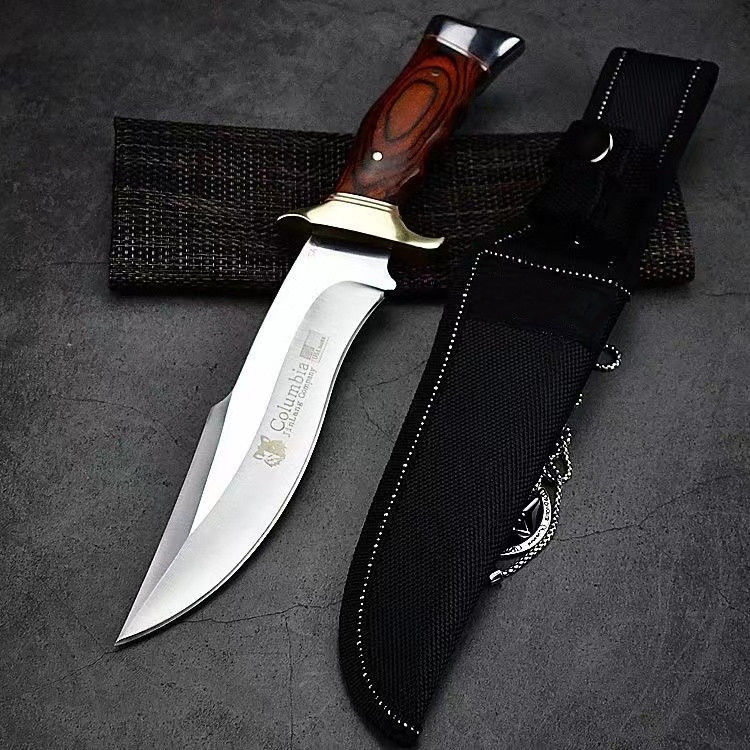 尼泊尔军弯刀sa78刀具防身刀户外小刀高硬度直刀求生刀野外生存小刀