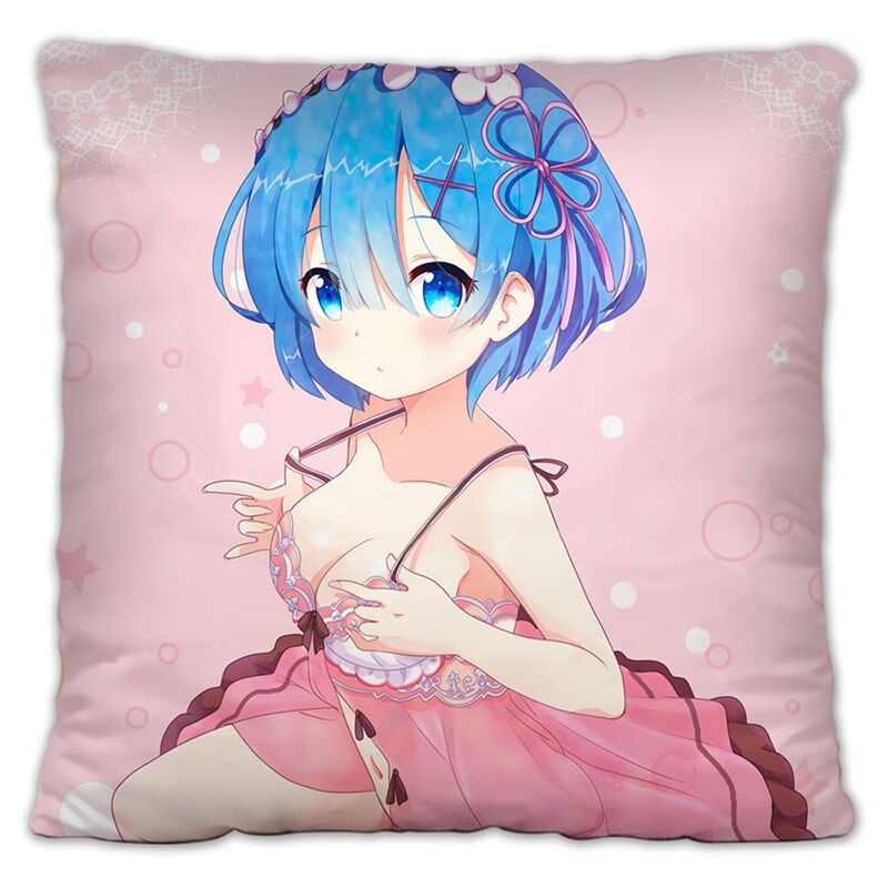 re从零开始的异世界生活动漫抱枕蕾姆雷姆二次元周边定制靠垫枕头 01