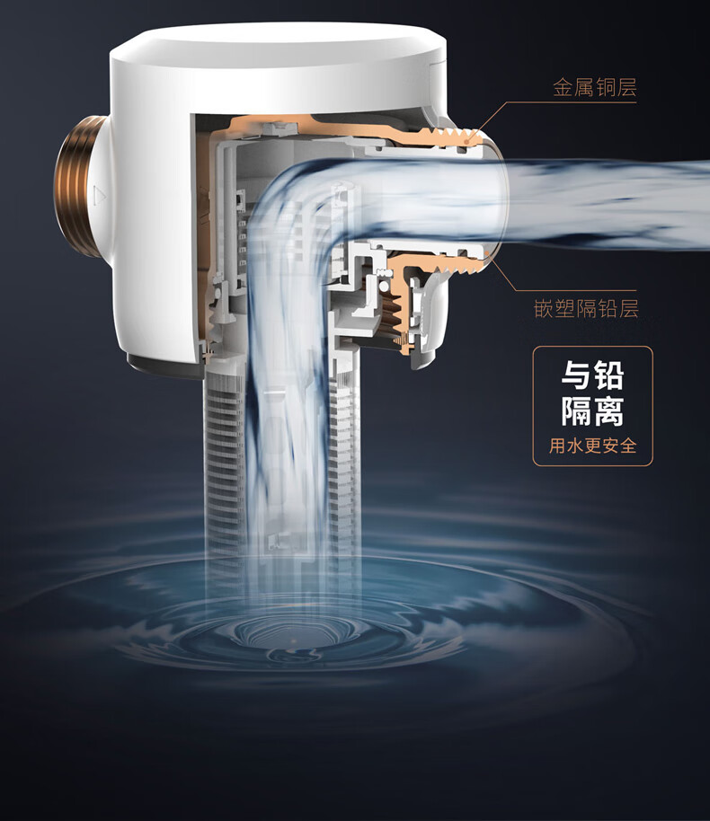 vasen伟星前置过滤器反冲洗自来水管道过滤器家用大流量经典型qzbw25