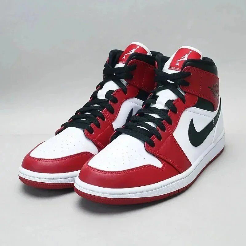 高品质mid乔白红小芝加哥篮球鞋男鞋鞋运动aj1白红小芝加哥36