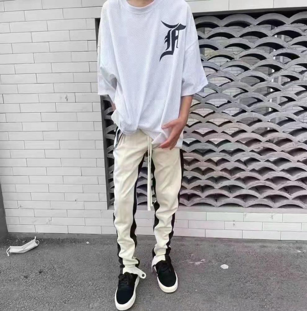 fearofgod裤子男第五季美式高街风校裤fog飘带裤百搭潮流休闲裤子