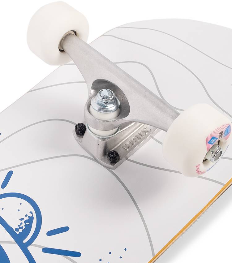 1985滑板专业板青少年街式动作初学者双翘板krux桥ricta轮dbh 夜空紫