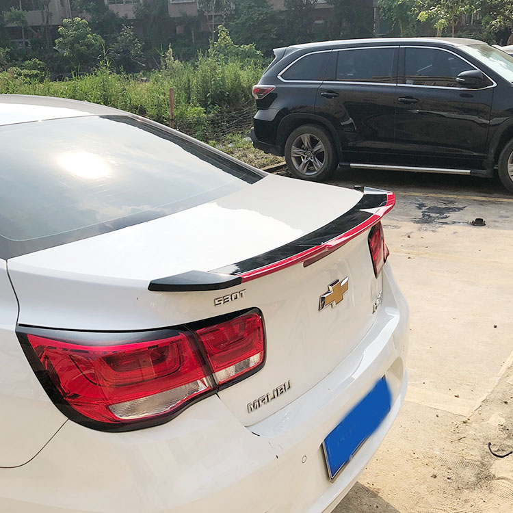 改装用刀锋双色无损安装定风翼汽车加装尾翼装车身饰件单色烤漆深海蓝