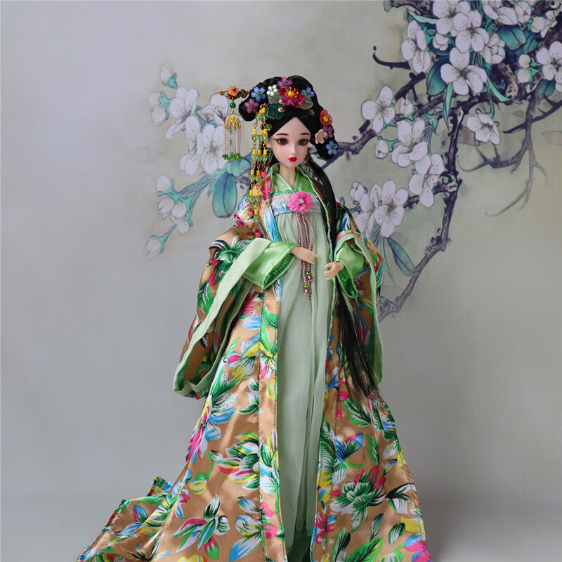 京选优品古装芭比娃娃全套古装娃娃汉服套装6分公主宫廷芭比古风礼物