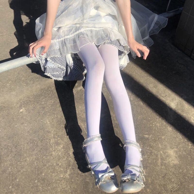 高个子加大白色女装连裤袜子190超长打底春秋款丝袜 黑色【连裤袜】