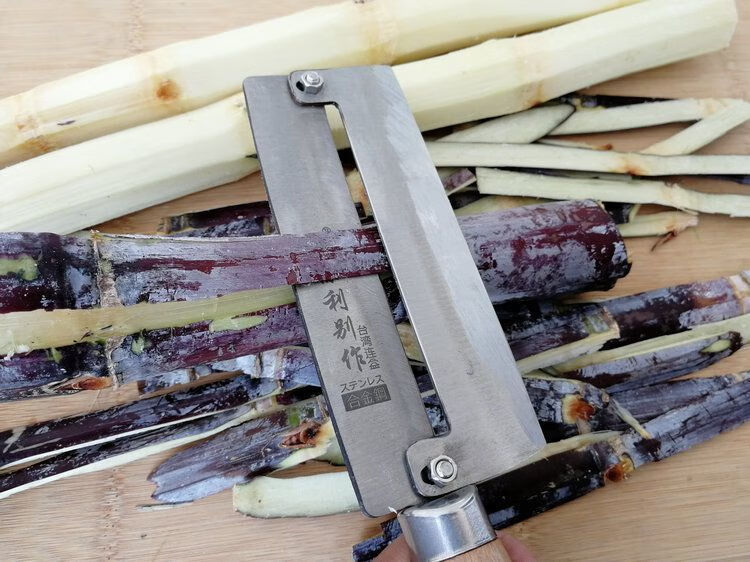 削甘蔗皮的刀久保利甘蔗刀商用甘蔗削皮刀菠萝刮皮器机削甘蔗左手款65