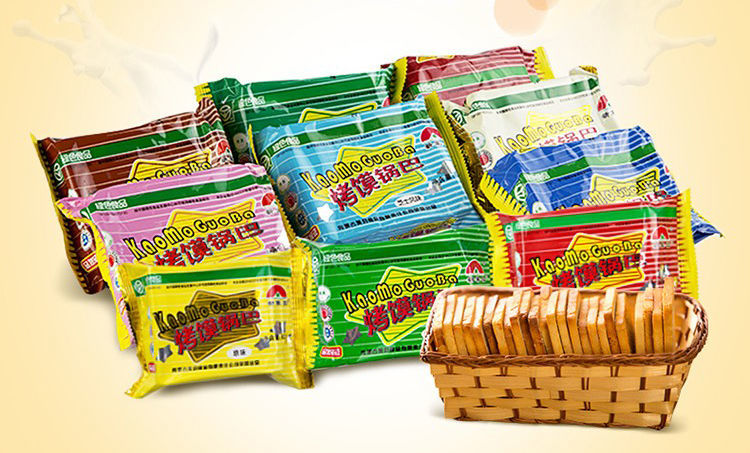 馍片烤馍锅巴63克烤馍片新家园内蒙古馒头片早餐零食18包柠檬玫瑰盐