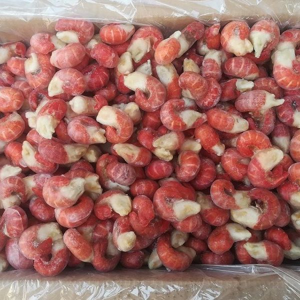 龙虾尾鲜活速冻中号大号无冰衣单冻带冰整箱批发无冰4斤囎半斤约95粒1