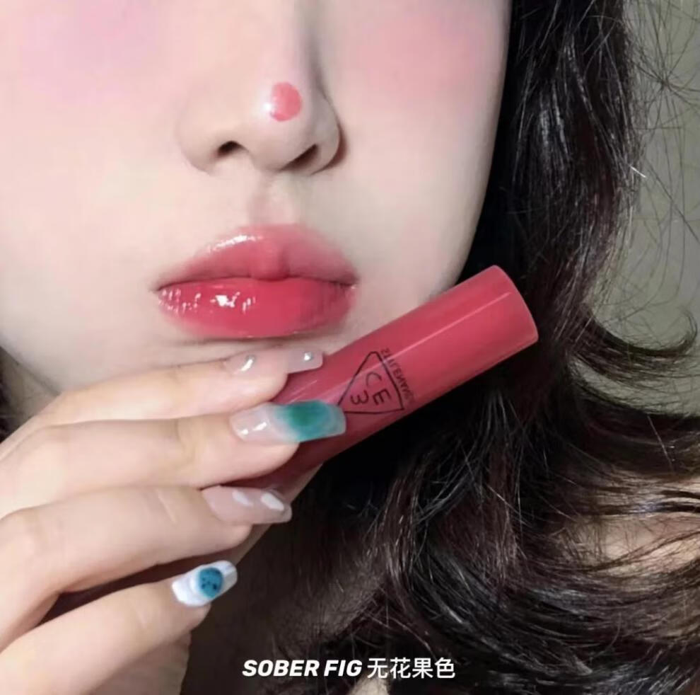 3ce水光唇釉唇露果汁糖浆玻璃滋润持玖无花果 #daffodil 玛莎拉红