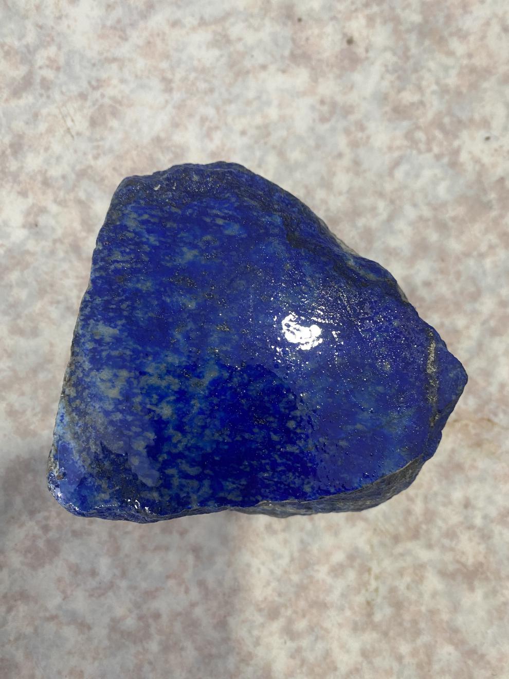 妙聚福天然青晶石原石大块蓝水晶原石原矿石教学标本石认知石摆件青