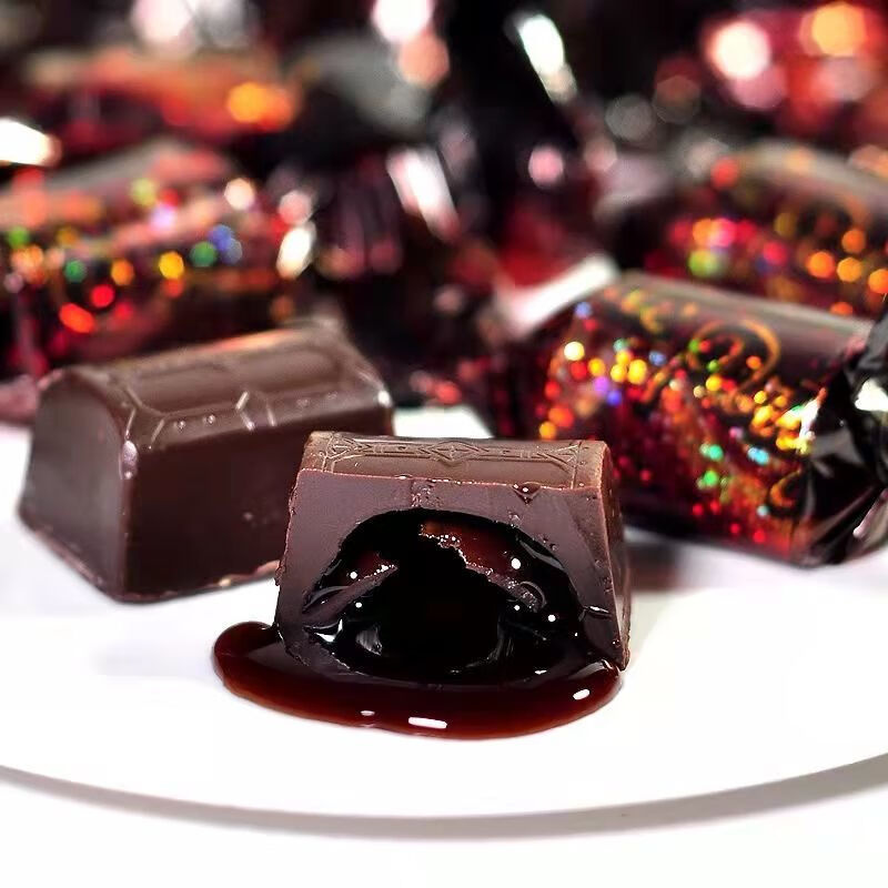 俄罗斯酒心巧克力威士忌酒心夹心糖牌巧克力糖喜糖 威士忌酒心200克约