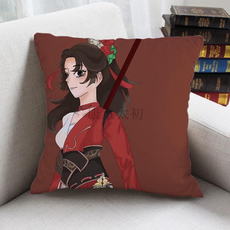 康童新英雄云缨周边抱枕王者荣耀新皮肤来图定制男女生礼物床靠枕头