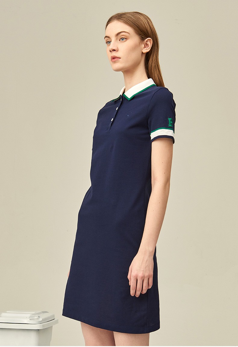 简约休闲polo裙aqwse00bx10y 藏青色nv 170/92a 42【图片 价格 品牌