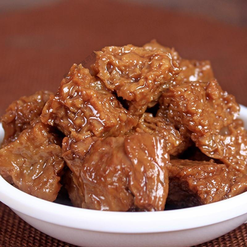 上海蜜汁烤麸罐头上海梅林蜜汁烤麸露营美食面筋方便即食烤麸罐头速食