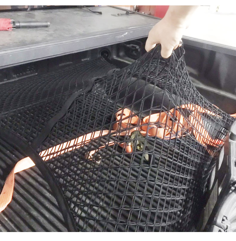 皮卡车货箱网罩货车皮卡猛禽f150坦途公羊长城炮后备箱网兜行李网收纳