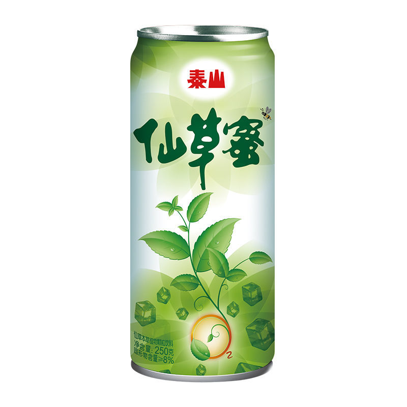 泰山仙草蜜250克*6瓶原味黑糖勁涼混合嚐鮮仙草本草植物顆粒飲料 250