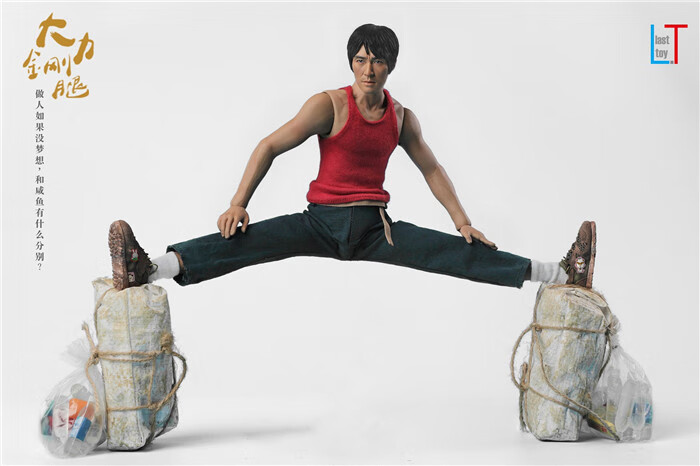 周星驰手办 1/6 少林足球 大力金刚腿 吴孟达 黄金右脚 lt002吴孟达