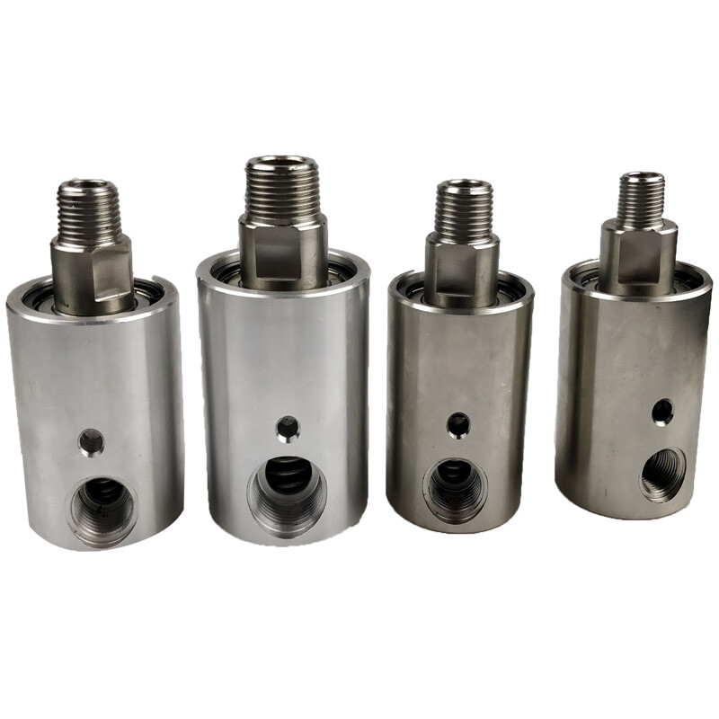 hs旋转接头高速气动铝旋转接头通气水真空高速气动旋转接头定制定制hd