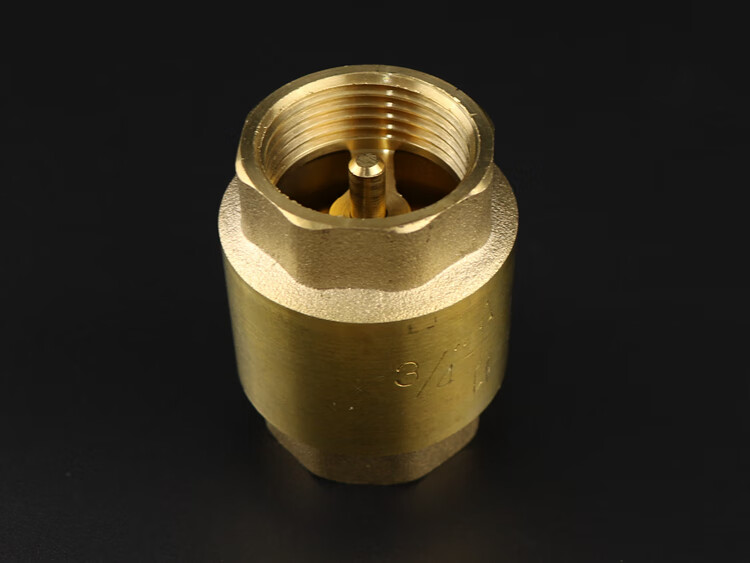 黄铜立式止回阀dn15 20 25 32 40 50逆止阀1寸全铜止水阀回水阀 dn20 