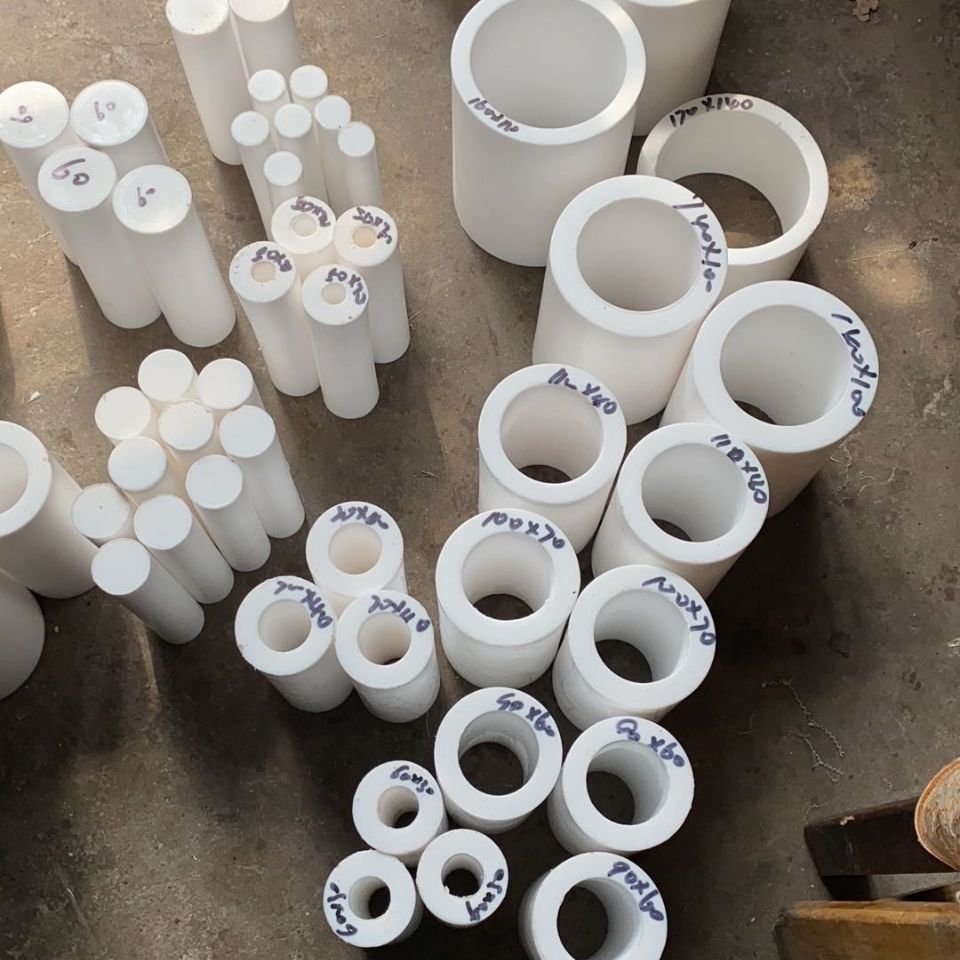 全新料四氟桶料聚四氟乙烯管特氟龙管铁氟龙管ptfe管200毫米一段 120*