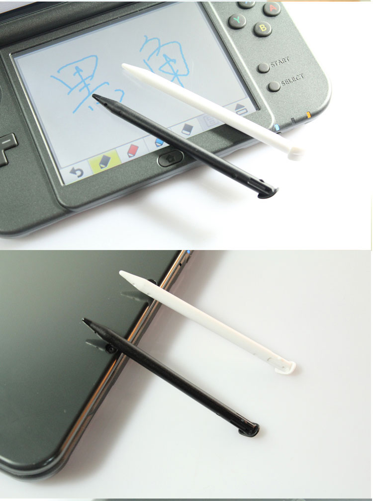 奢狼黑角任天堂游戏机配件new3dsll触控笔3ds手写笔新大二屏幕笔黑白
