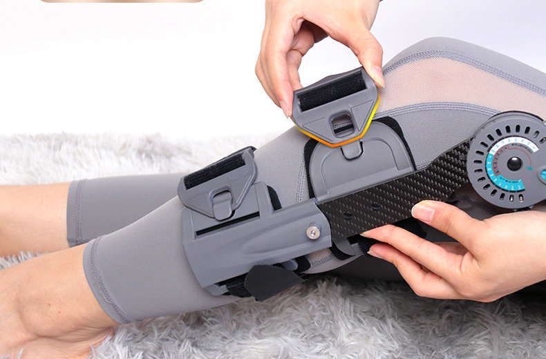 医用可调膝关节固定支具下肢支架半月板膝盖损伤康复护具髌骨骨裂术后