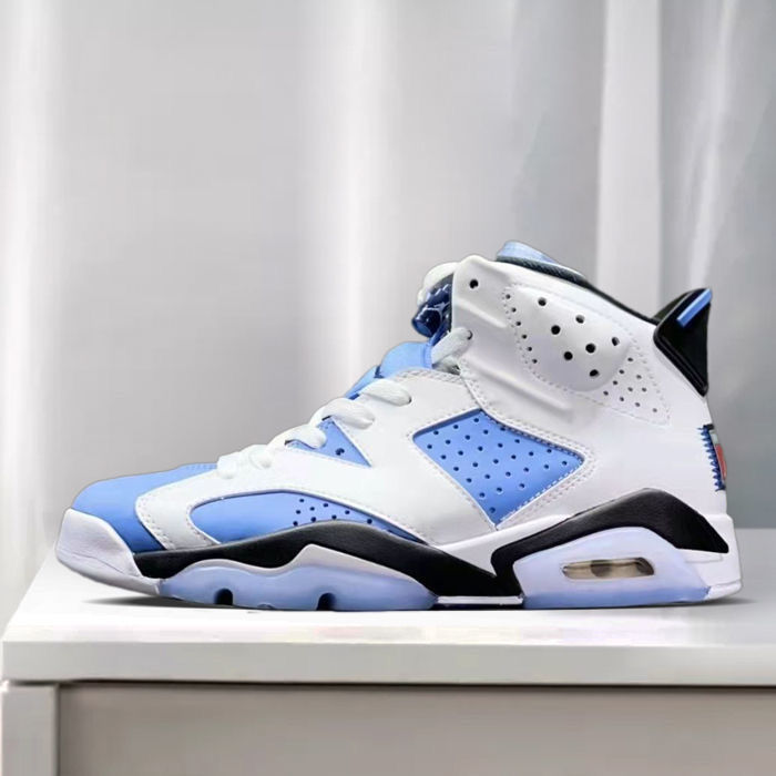 官方自营【捡漏】air unc aj6北卡蓝乔6大学蓝高帮篮球鞋休闲运动鞋
