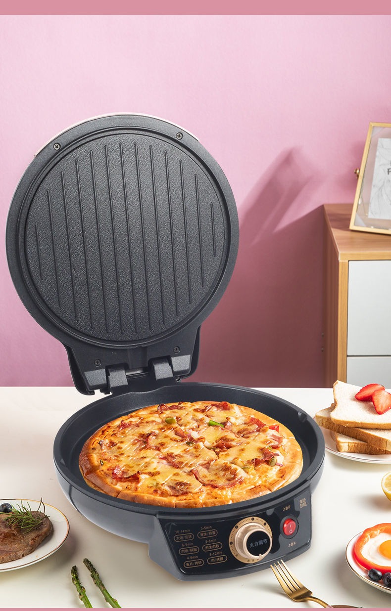 金正薄饼机金正电饼铛家用双面加热加深加大新款口径大饼烙饼锅煎烤机