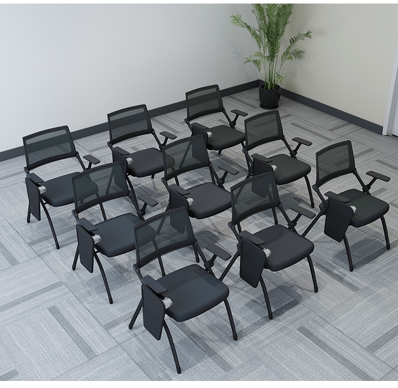 艾源利晨培训椅带桌板可折叠一体桌凳学生会议椅写字板办公会议室椅子