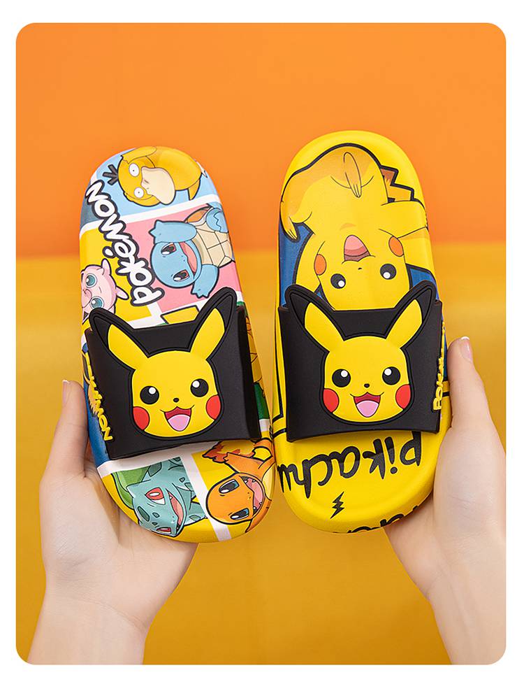 tulx轻奢品牌好穿便宜皮卡丘儿童拖鞋夏季女童凉拖夏室内四季防滑洗澡