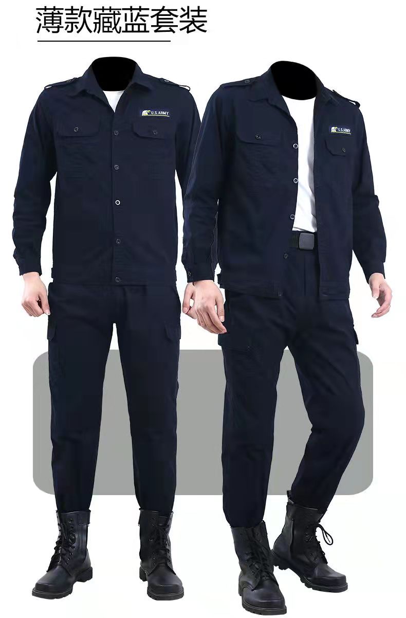 纯棉耐磨工作服男迷彩服套装劳保服电焊工防烫上衣裤子特战服装特训服