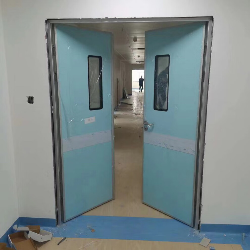 手术室气密门电动推拉门医院脚感应平移门自动门种植室电动门 非标